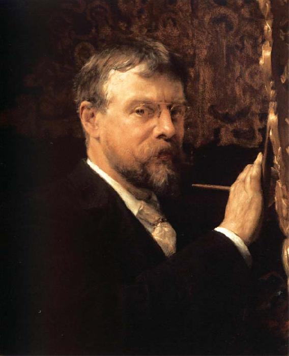 Sir Lawrence Alma-Tadema,OM.RA,RWS Self-Portrait France oil painting art